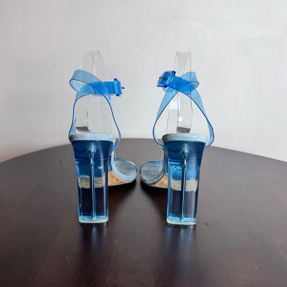 Yeezy Season 7 PVC Ankle Strap Sandals - Size 38 - Picture 7 of 9